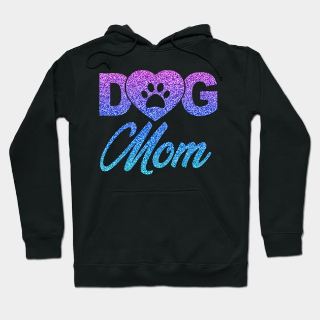 Dog Mom Shirts for Women Cute Letter Print Pet Lover Paw Hoodie by Pannolinno